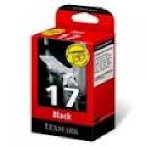 Cartus LEXMARK 17, Original, Black, Inkjet